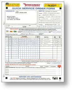 Traditional TELEform Form: Fixed cornerstones and form ID code make traditional TELEform forms ideal for fax-based applications